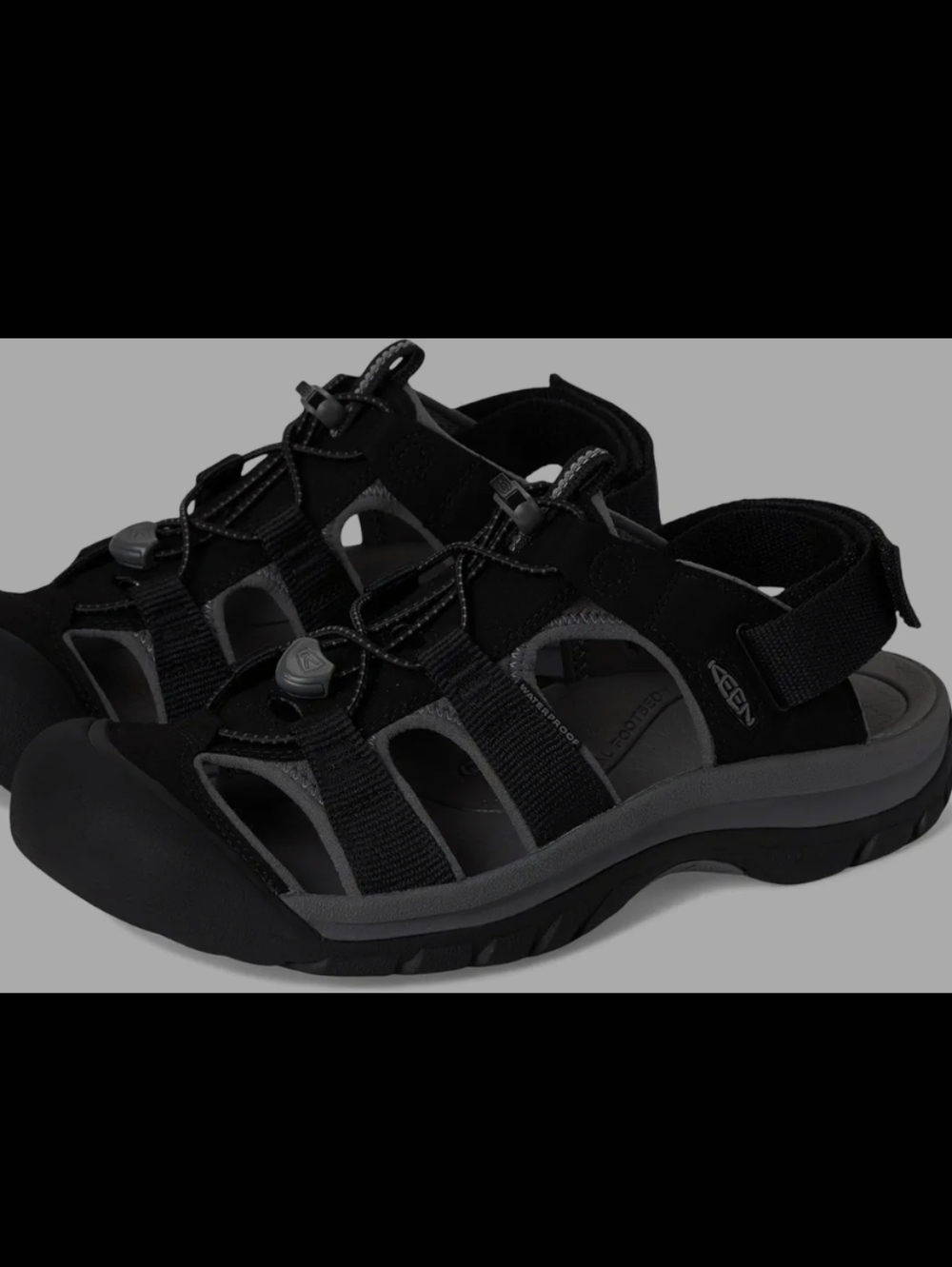 KEEN EUC BLACK N GRAY RAPIDS H2 SIZE 9 (39.5)